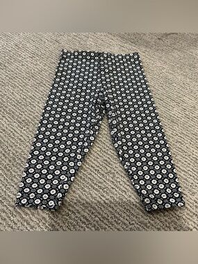 Carter's Black and White Daisy Print Leggings